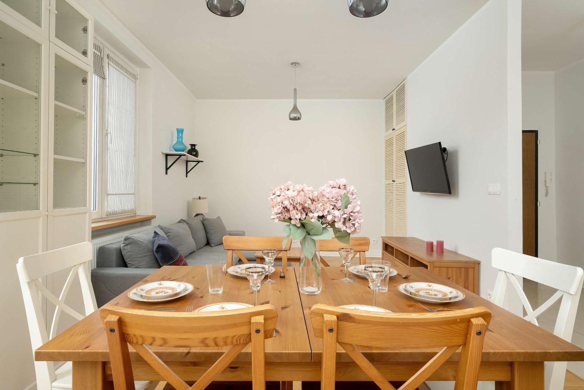 Pawlowa Stylish Apartment With Balcony & Home Office Wroclaw By Noclegi Renters Exteriör bild