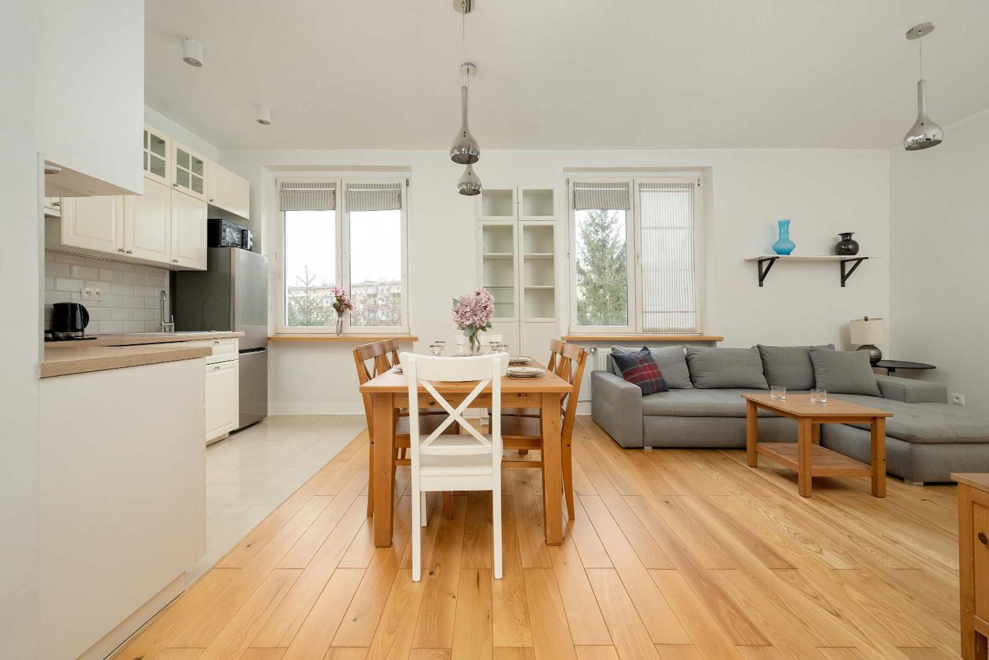 Pawlowa Stylish Apartment With Balcony & Home Office Wroclaw By Noclegi Renters Exteriör bild
