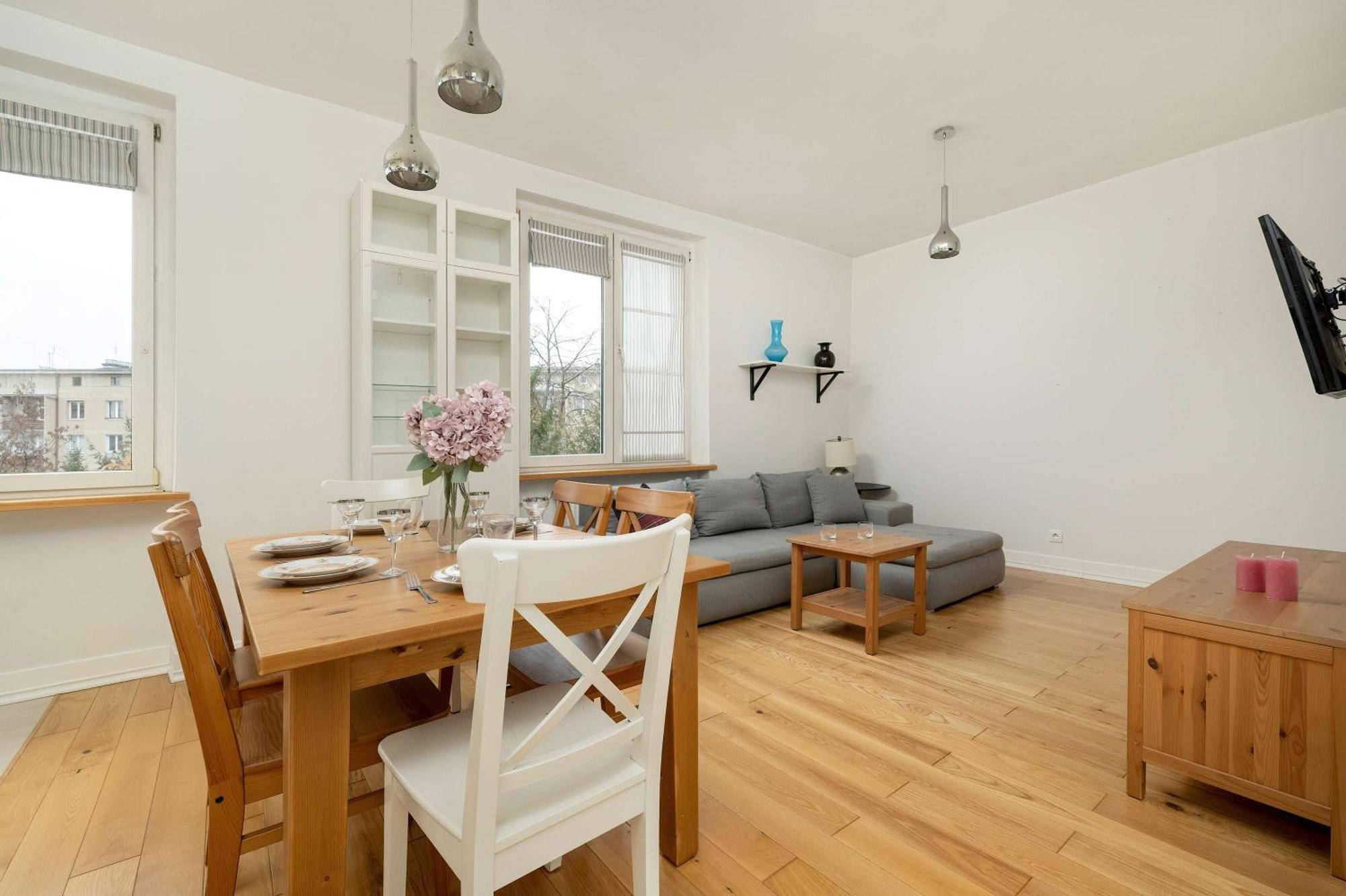 Pawlowa Stylish Apartment With Balcony & Home Office Wroclaw By Noclegi Renters Exteriör bild