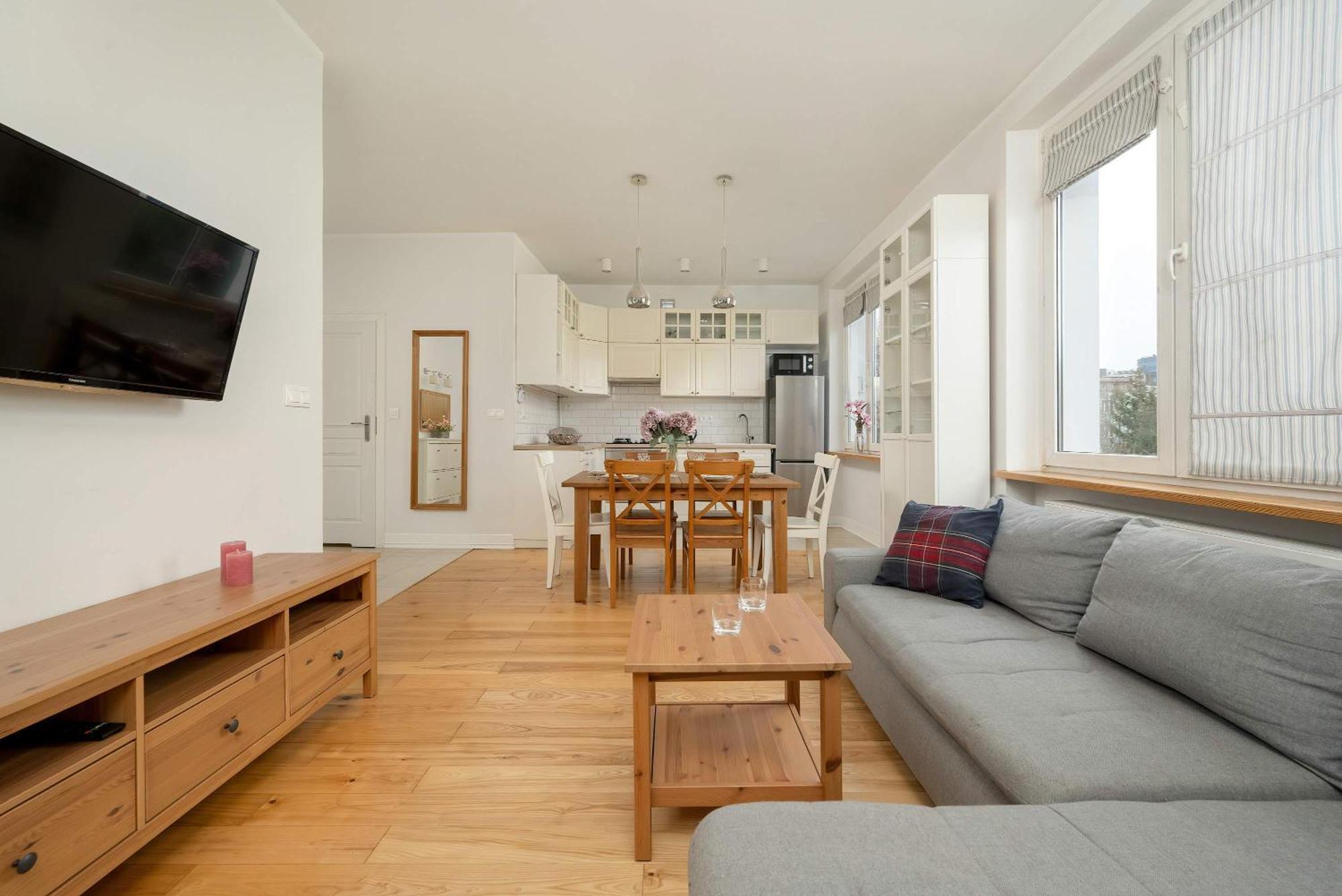 Pawlowa Stylish Apartment With Balcony & Home Office Wroclaw By Noclegi Renters Exteriör bild